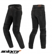 Blugi (jeans) moto femei Seventy model SD-PJ8 tip Slim fit culoare: negru (cu insertii Aramid Kevlar) - Negru, XL
