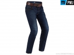 Blugi moto / casual PMJ Jeans Deux (DEU3420) Denim (albastru inchis) - PM Jeans