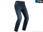 Blugi moto / casual PMJ Jeans New Rider (Ride20) Denim (albastru inchis) - PM Jeans