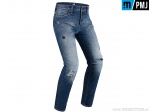 Blugi moto / casual PMJ Jeans Stre20 Street Denim (albastru) - PM Jeans