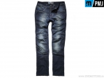 Blugi moto / casual PMJ Jeans Vegm13 Vegas Denim Dark (albastru inchis) - PM Jeans