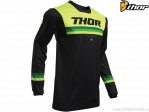 Bluza enduro / cross Youth (copii) Pulse Air Pinner (negru / galben verzui) - Thor