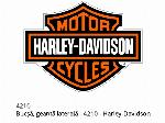 Boccola borsa laterale - 4210 - Harley-Davidson