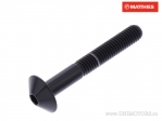 Bolt cap bomb M5 x 0.80 x 35 mm black titanium - JM