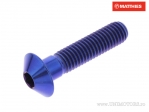 Bolt cap bomb M8 x 1.25 x 30 mm titanium blue - JM