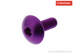 Bolt cap M6 x 1.00 x 16 mm aluminum violet - JM
