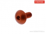Bolt cap Pro Bolt M5 x 0.80 x 12 mm aluminum orange - JM