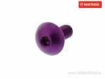 Bolt cap Pro Bolt M5 x 0.80 x 12 mm aluminum violet - JM