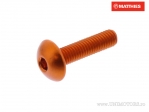 Bolt cap Pro Bolt M5 x 0.80 x 20 mm aluminum orange - JM