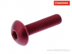 Bolt cap Pro Bolt M5 x 0.80 x 20 mm red aluminum - JM