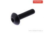 Bolt cap screw Pro Bolt M5 x 0.80 x 20 mm black aluminum - JM