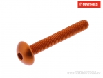 Bolt Cap Screw Pro Bolt M5 x 0.80 x 35 mm Aluminum Orange - JM