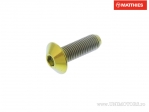 Bolt screw Pro Bolt M4 x 0.50 x 12 mm gold titanium - JM