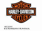 BOLT,FLANGE,M14 X 45,PHOS&OIL - 10200239A - Harley-Davidson