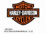 BOLT,HEX HD,W/WASHER,M10 X 25 - 10500024 - Harley-Davidson