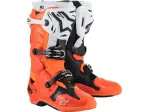 Botte Enduro Tech 10 - Noir, Blanc, Orange Fluo - Adulte - 34103242