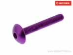 Bouchon de boulon M6 x 1.00 x 40 mm Pro Bolt aluminium violet - JM