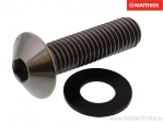 Boulon cap Pro Bolt M8 x 1.25 x 20 mm titane - JM