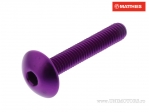 Bout dop bom Pro Bolt M6 x 1.00 x 35 mm aluminium paars - JM