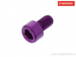 Bout dop Pro Bolt M6 x 1.00 x 10 mm aluminium paars - JM