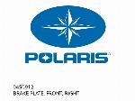 BRAKE PLATE  FRONT  RIGHT - 0450912 - Polaris