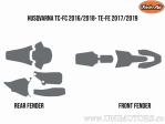 Burete respingere murdarie set - Husqvarna FC 250 / FC 350 / FC 450 / FE 250 / FE 350 / FE 450 / FE 501 / TE 300 i - Twin Air
