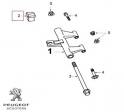 Bush (buffer) original swingarm - Peugeot Vclic / Vclic Evolution 4T AC 50cc - Peugeot