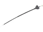 Câble de frein en vinyle noir - Noir - Standard - MP05178
