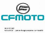 Calcomanía 1, panel derecho del tanque de combustible - 6KJ0-190205 - CFMOTO