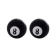 Capace valva moto "No 8 Ball" (Black) - Oxford