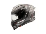 Capacete Hyper HP - Cinza, Vermelho, Preto - Adulto - XS - 010116561