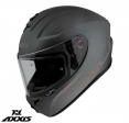 Capacete integral Axxis modelo Draken A12 titânio fosco