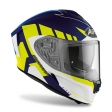 CAPUCHON DE BOUGIE BLEU/JAUNE MATT: Taille - L