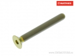 Capuchon de vis à tête fraisée Pro Bolt M5 x 0.80 x 40 mm titane doré - JM