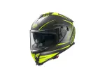 Cască Typhoon FR - Negru Mat, Galben - Adult - M - 010116455