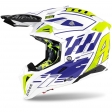 Casca Airoh Aviator 3 Rampage albastru lucios: Mărime - L