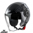 Casca Axxis model Metro Cool B2 gri mat (open face) - Gri mat,S (55/56cm)