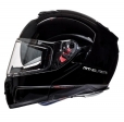 Casca integrala modulabila motociclete MT Atom SV negru lucios Pinlock ready