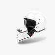 CASCA J110 COLOR WHITE GLOSS: Mărime - XL