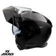 Casca modulabila Axxis model Gecko SV A1 negru lucios (ochelari soare integrati) - Negru lucios, L (59/60cm)