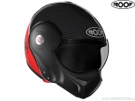 Casca moto Roof Boxxer Carbon-Red (negru-rosu) - Roof