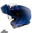 Casco modular Axxis modelo Gecko SV A7 azul mate (visor solar integrado)