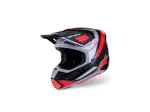 Casco SM7 Rise - Nero, Rosso, Argento - Adulto - M - 01109065