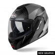 Casque Intégral REV 19 Leaden Anthracite Mat: Taille - M