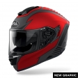 Casque Intégral ST.501 Rouge Mat: Taille - L