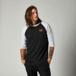 Chemise décontractée Original Speed à manches 3/4 Raglan [Noir]: Taille - L