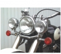 Chrome headlight bracket - Suzuki VL 800 C800 Intruder spoke wheel ('05-'17) / VL 800 C800 UE Intruder spoke wheel ('05-'16) - J