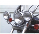 Chrome headlight bracket - Suzuki VS 1400 GLF Intruder Flat Handlebar ('87-'88) / VS 1400 GLP Intruder High Handlebar ('87-'03) 