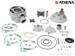 Cilindru complet Athena Racing EV 80cc, cu supapă de evacuare, Minarelli AM - Athena