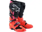 Cizme Tech 7 - Noir, Rose Fluo, Rouge Fluo - Adulte - 34103398